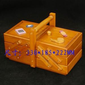 scatola da cucito di legno